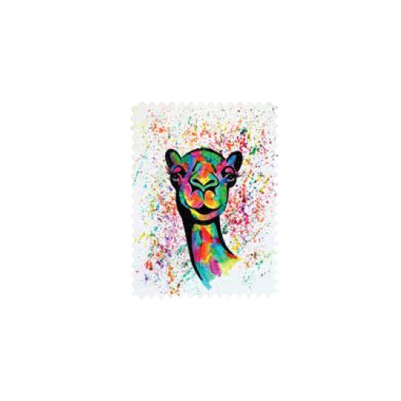 Colorful Abstract Lion Magnet